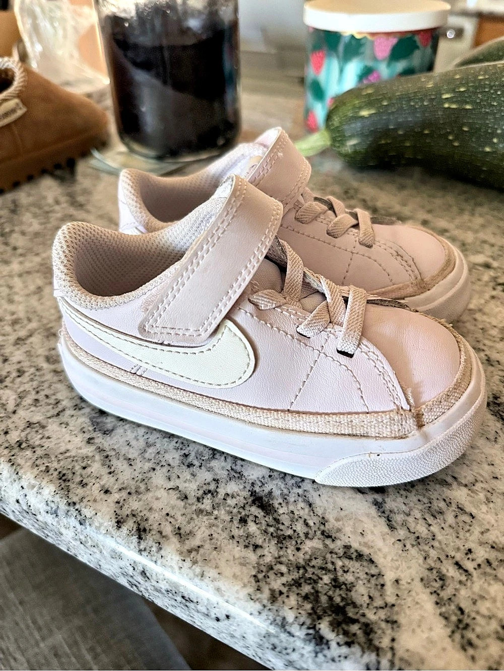Nike Court Legacy Toddler Sneakers Pink Velcro